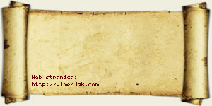 Anđela Stranjaković vizit kartica